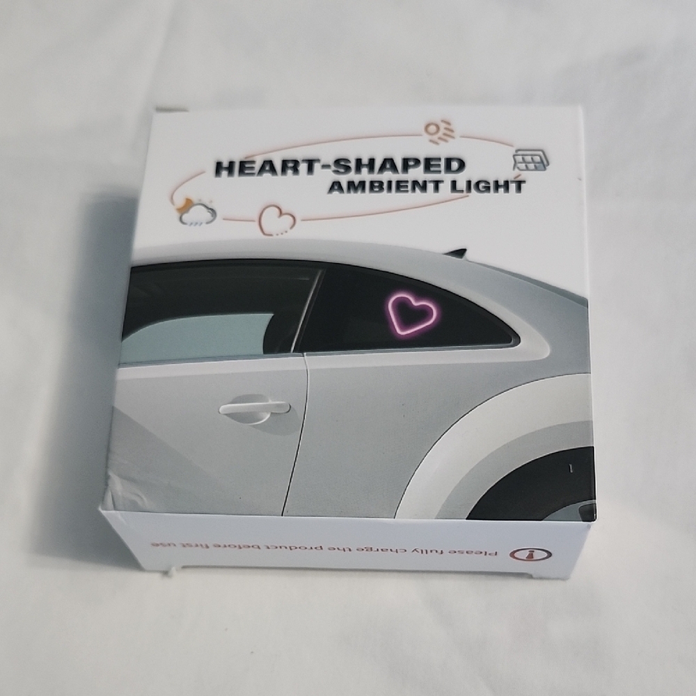 Source Unknown Heart-Shaped Ambient Light - Pink